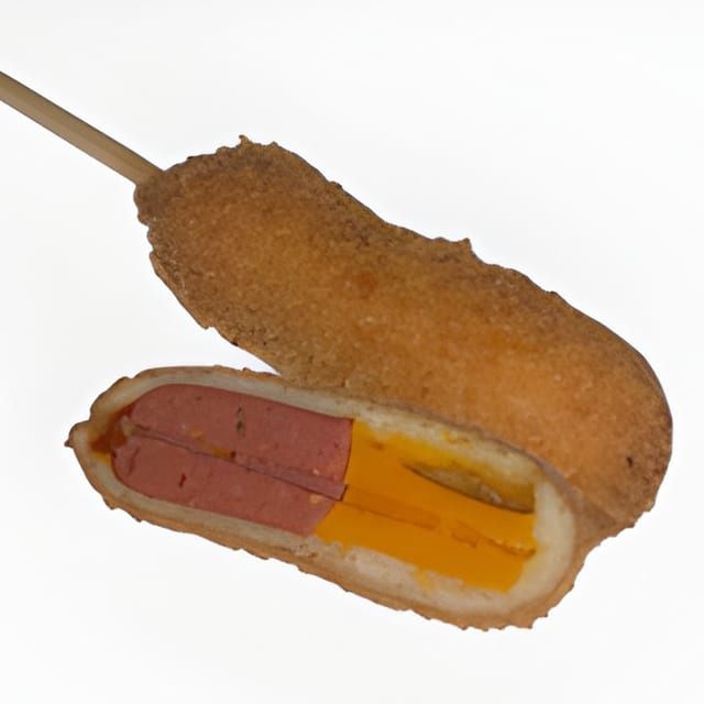 #17. Spicy Cheddar Half & Half Hotdog (Silver).